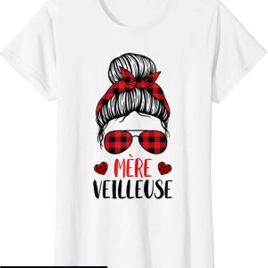 T-Shirt Mere Veilleuse Idee Cadeau Fete Des Meres Maman
