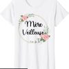 T-Shirt Mere Veilleuse Merveilleuse Maman Cadeau Fleur