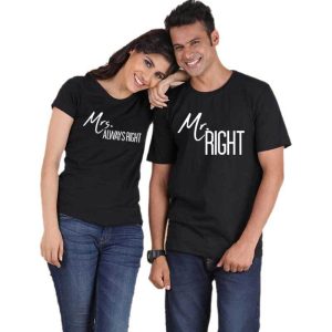 T-Shirt Mrs Always Right Couple 4 T Shirt Mrs Always Right Couple 5