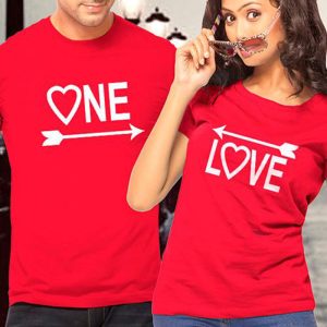 T-Shirt One Love Couple T-Shirt One Love Couple
