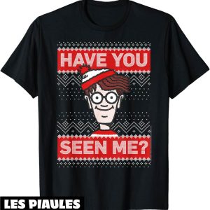 T-Shirt Ou Est Charlie Where’s Waldo Christmas Have You Seen