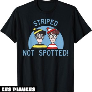 T-Shirt Ou Est Charlie Where’s Waldo Odlaw Striped Not