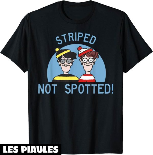 T-Shirt Ou Est Charlie Where’s Waldo Odlaw Striped Not