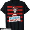 T-Shirt Ou Est Charlie Where’s Waldo Red Square Stripe Cover