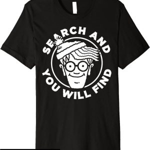 T-Shirt Ou Est Charlie Where’s Waldo Search And You Will