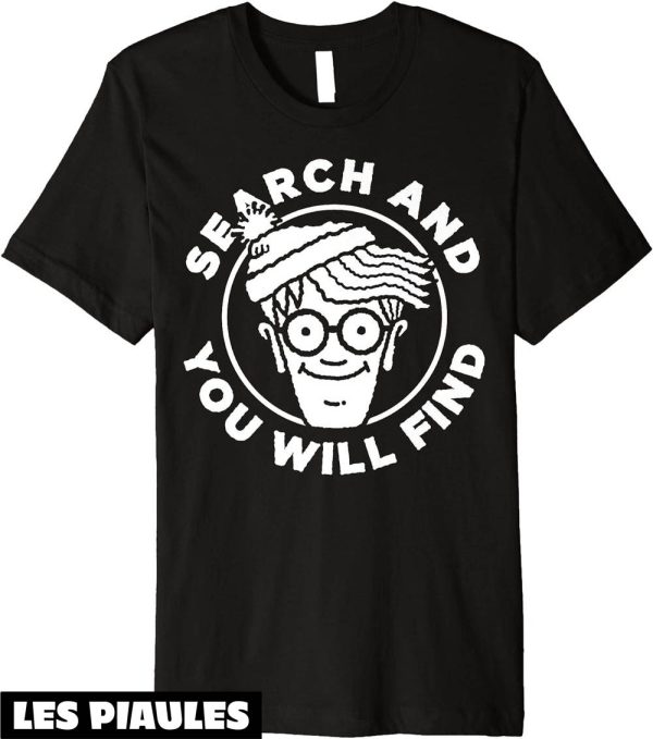 T-Shirt Ou Est Charlie Where’s Waldo Search And You Will