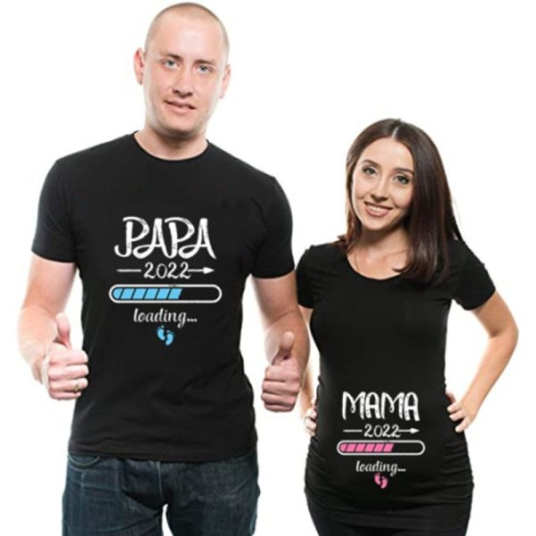 T-Shirt Papa Mama Loading (2022)