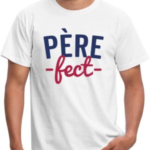 T-Shirt Pere Fect Papa Parfait Cadeau
