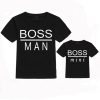T Shirt Pere Fils Boss Mini
