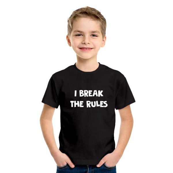 T Shirt Pere Fils Break The Rules