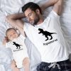 T Shirt Pere Fils Dinosaure