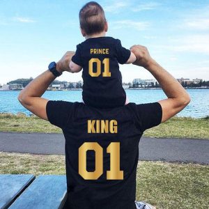 T Shirt Pere Fils King Prince
