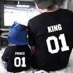 T Shirt Pere Fils King Prince 3