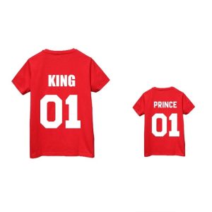 T Shirt Pere Fils King Prince 6