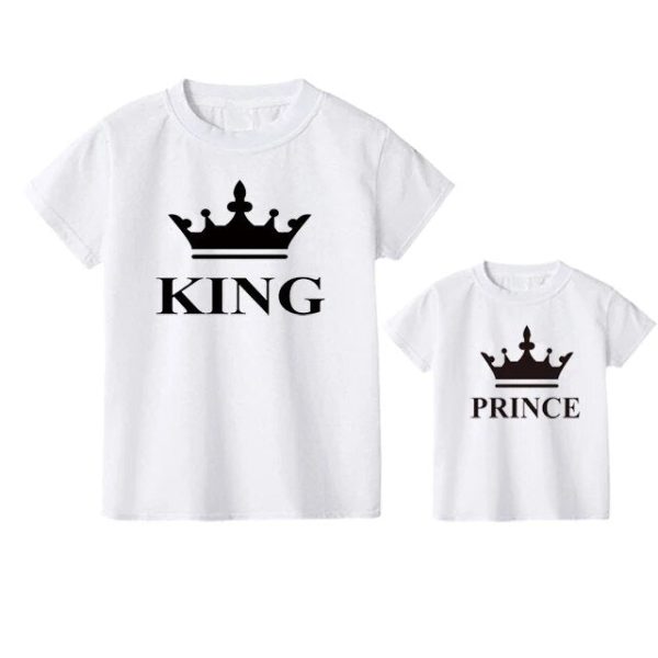 T Shirt Pere Fils King et Prince