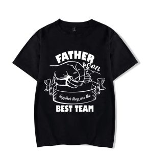 T Shirt Pere Fils Meilleure Equipe 3