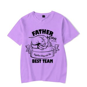T Shirt Pere Fils Meilleure Equipe 4