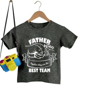 T Shirt Pere Fils Meilleure Equipe 6