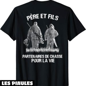 T-Shirt Pere Fils Partenaires De Chasse Pour La Vie