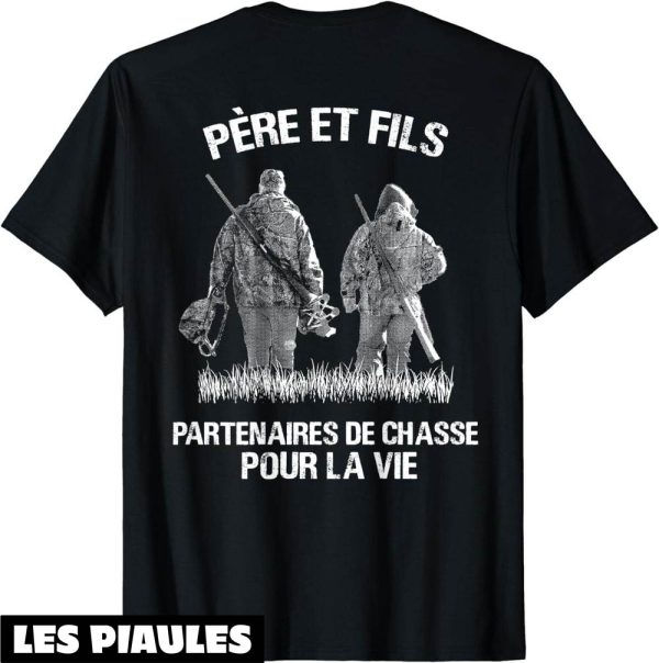 T-Shirt Pere Fils Partenaires De Chasse Pour La Vie