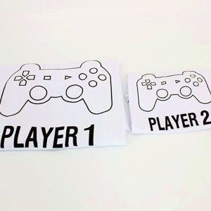 T Shirt Pere Fils Player 1 Player 2 3