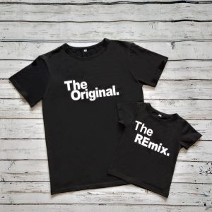 T Shirt Pere Fils The Original The Remix