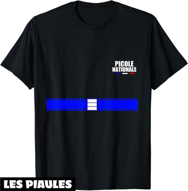 T-Shirt Picole Nationale Capitaine Avant Dos Apero Drole