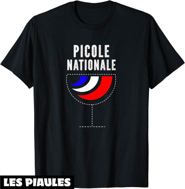 T-Shirt Picole Nationale Jeux De Mots Apero Alcool