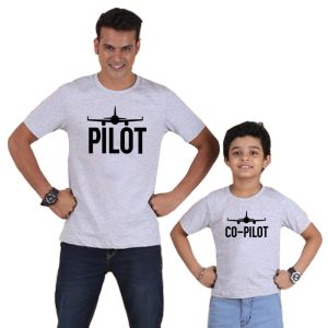 T Shirt Pilot Co-Pilot Pere Fils 2 T Shirt Pilot Co Pilot Pere Fils 3