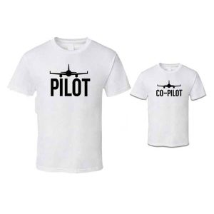 T Shirt Pilot Co-Pilot Pere Fils 4 T Shirt Pilot Co Pilot Pere Fils 5