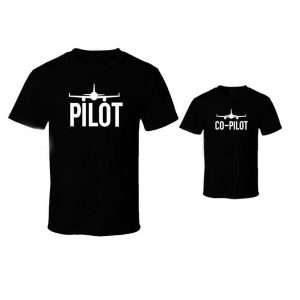 T Shirt Pilot Co-Pilot Pere Fils 5 T Shirt Pilot Co Pilot Pere Fils 6