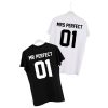 T Shirt Pour Couple Mr Mrs Perfect