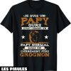 T-Shirt Pour Papy Ours Cadeau Papou Fete Des Grands-Peres