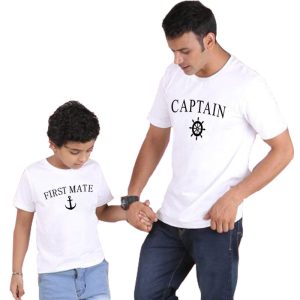 T Shirt Pour Pere et Fils Matelots