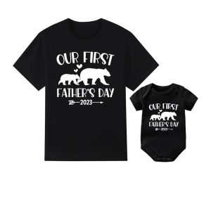 T Shirt Pere Fils Premiere Fete des Peres