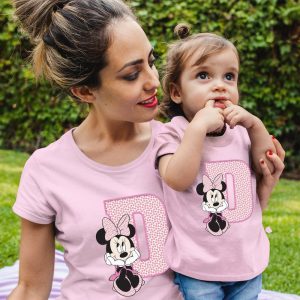 T Shirt Rose Mere Fille Disney T Shirt Rose Mere Fille Disney