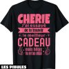 T-Shirt Saint Valentin Cadeau Original Cherie Amour Couple