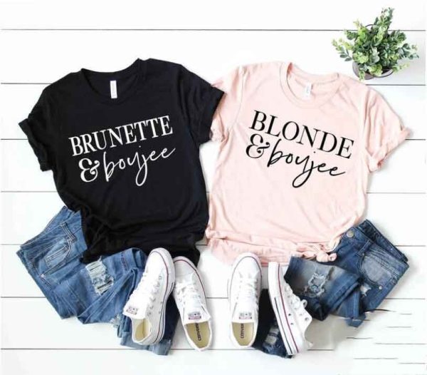 T-Shirt Short Meilleures Amies Brune Blonde
