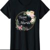 T-Shirt Team De La Marie Mariage Equipe Copines Evjf