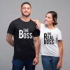 T Shirt The Boss The Real Boss Couple
