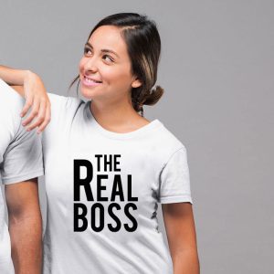 T Shirt The Boss The Real Boss Couple 5