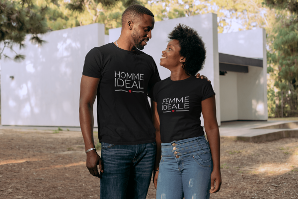 T-Shirts Couple assortis Homme & Femme Ideale – Assortis Moi