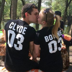 T shirt Couple Bonnie and Clyde T shirt Couple Bonnie and Clyde