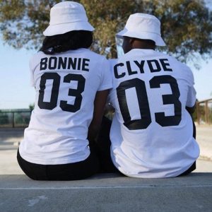 T shirt Couple Bonnie and Clyde