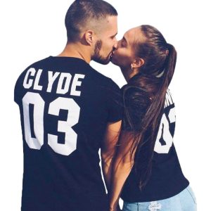 T shirt Couple Bonnie and Clyde 5 T shirt Couple Bonnie and Clyde 5