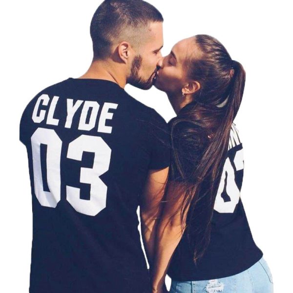 T shirt Couple Bonnie and Clyde