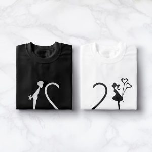 T shirt Couple Love Cadeau Parfait pour Evenements Speciaux! 2
