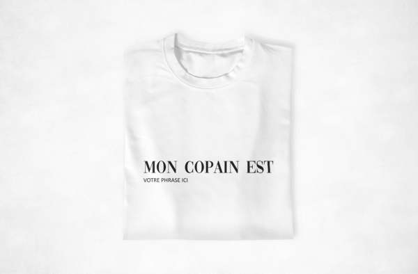 T-shirt Couple Personnalisable – Cadeau Parfait pour les amoureux