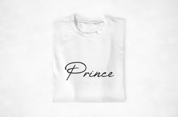 T-shirt Couple Prince et Princesse – Cadeau Romantique Parfait  Assortis Moi