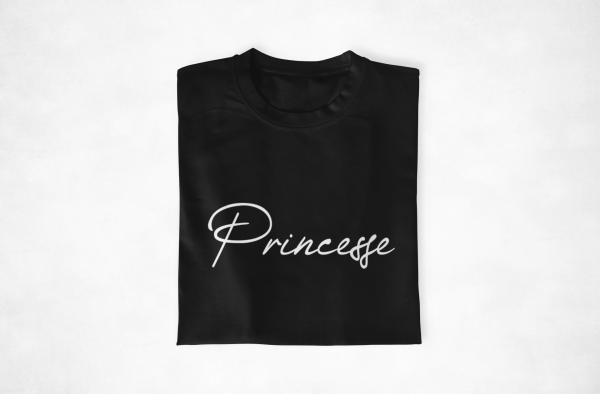 T-shirt Couple Prince et Princesse – Cadeau Romantique Parfait  Assortis Moi